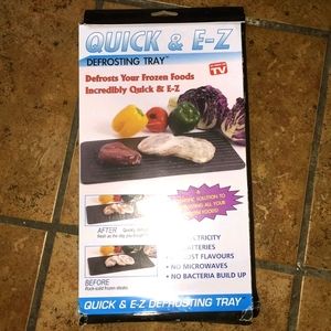 new quick & E-Z defrosting tray as seen on tv